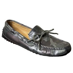 COLE HAAN Men's Loafer Size 7.5 Grant Canoe Leather Camo Slip On